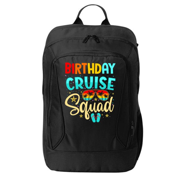 Birthday Cruise Squad Cruising Vacation Funny Crew City Backpack