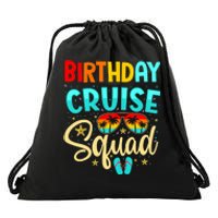 Birthday Cruise Squad Cruising Vacation Funny Crew Drawstring Bag