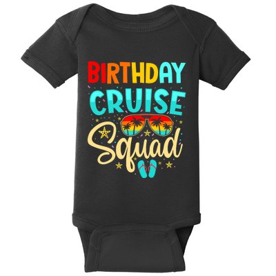 Birthday Cruise Squad Cruising Vacation Funny Crew Baby Bodysuit