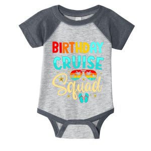 Birthday Cruise Squad Cruising Vacation Funny Crew Infant Baby Jersey Bodysuit