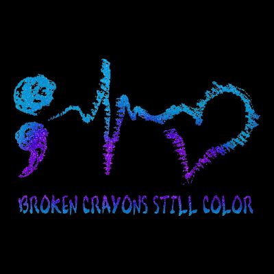 Broken Crayons Still Color Suicide Prevention Awareness T-Shirt