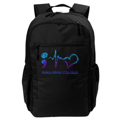 Broken Crayons Still Color Suicide Prevention Awareness Daily Commute Backpack