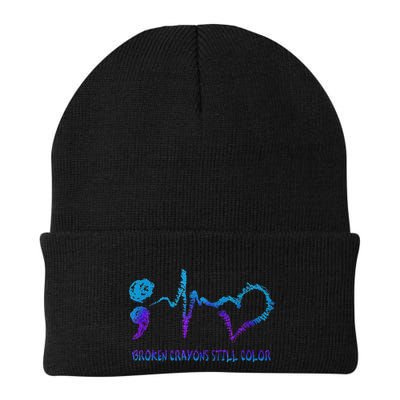 Broken Crayons Still Color Suicide Prevention Awareness Beanie