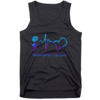 Broken Crayons Still Color Suicide Prevention Awareness Tank Top