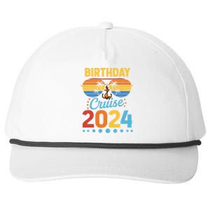 Birthday Cruise Squad Birthday Party Cruise Squad 2024 Snapback Five-Panel Rope Hat