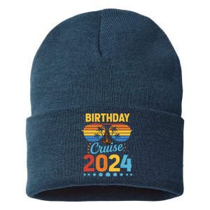 Birthday Cruise Squad Birthday Party Cruise Squad 2024 Sustainable Knit Beanie