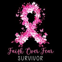 Breast Cancer Survivor Faith Over Fear Breast Cancer Awareness Impact Tech Backpack
