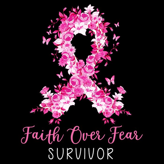 Breast Cancer Survivor Faith Over Fear Breast Cancer Awareness Impact Tech Backpack