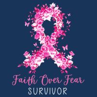 Breast Cancer Survivor Faith Over Fear Breast Cancer Awareness Baby Bodysuit