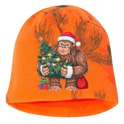 Bigfoot Christmas Sasquatch Xmas Tree Lights Kati - Camo Knit Beanie