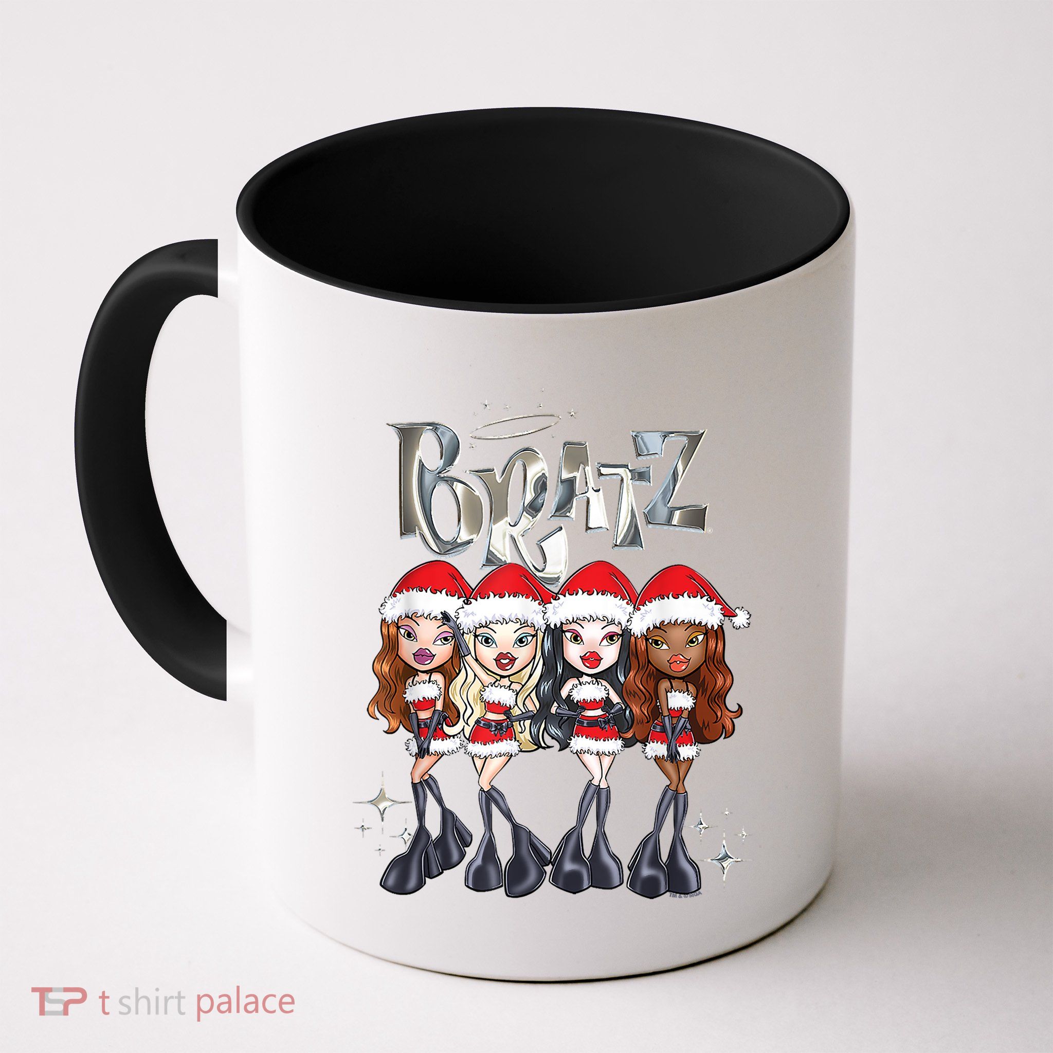 Bratz Christmas SantaS Helpers Outfits Group Shot Mug