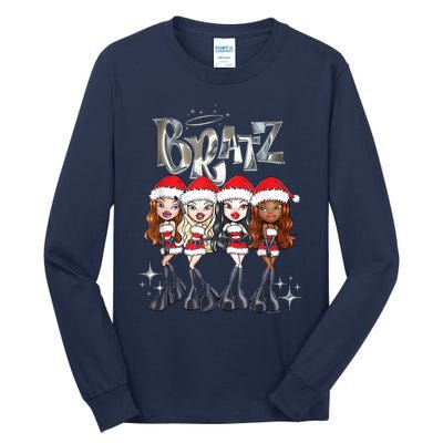 Bratz Christmas SantaS Helpers Outfits Group Shot Tall Long Sleeve T-Shirt