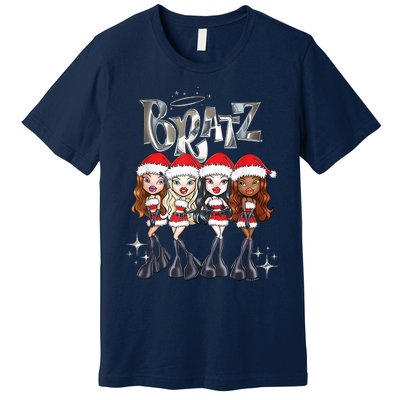 Bratz Christmas SantaS Helpers Outfits Group Shot Premium T-Shirt