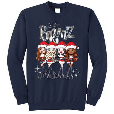 Bratz Christmas SantaS Helpers Outfits Group Shot Tall Sweatshirt