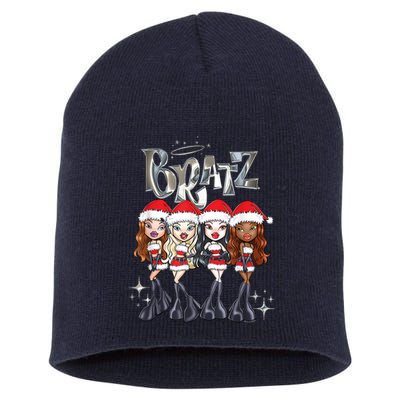 Bratz Christmas SantaS Helpers Outfits Group Shot Short Acrylic Beanie