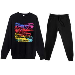 Broken Crayons Still Color Premium Crewneck Sweatsuit Set