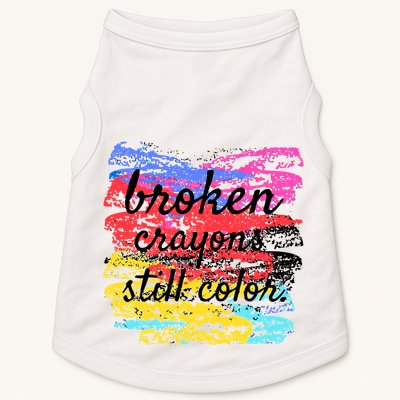 Broken Crayons Still Color Doggie Tank