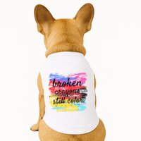 Broken Crayons Still Color Doggie Tank