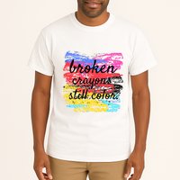 Broken Crayons Still Color Tall T-Shirt