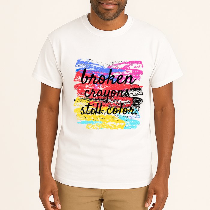 Broken Crayons Still Color Tall T-Shirt