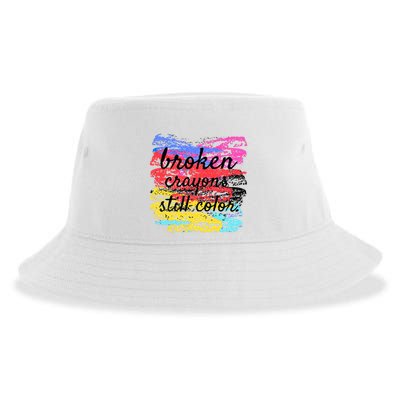 Broken Crayons Still Color Sustainable Bucket Hat
