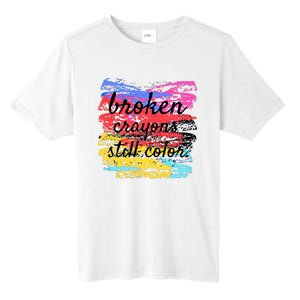 Broken Crayons Still Color Tall Fusion ChromaSoft Performance T-Shirt