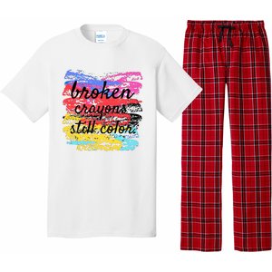 Broken Crayons Still Color Pajama Set