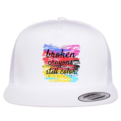 Broken Crayons Still Color Flatbill Hat