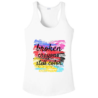 Broken Crayons Still Color Ladies PosiCharge Competitor Racerback Tank