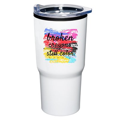 Broken Crayons Still Color Tumbler