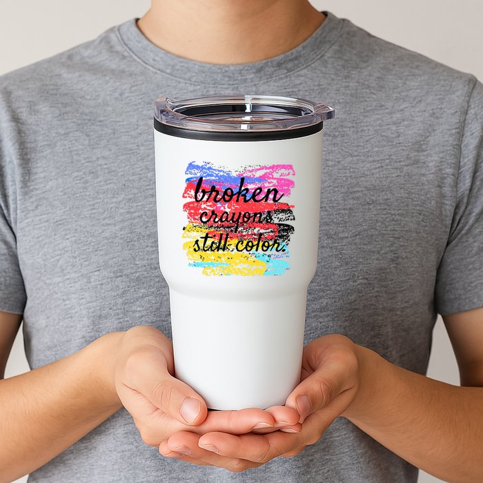 Broken Crayons Still Color Tumbler