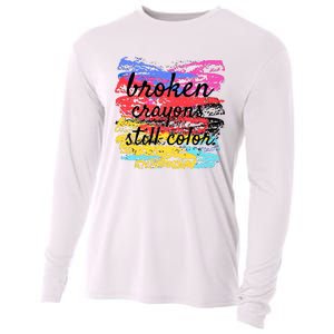 Broken Crayons Still Color Cooling Performance Long Sleeve Crew