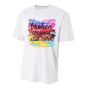 Broken Crayons Still Color Performance Sprint T-Shirt