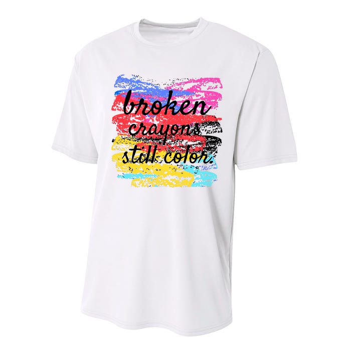 Broken Crayons Still Color Performance Sprint T-Shirt