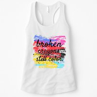 Broken Crayons Still Color Womens Tank Top