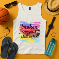 Broken Crayons Still Color Tank Top