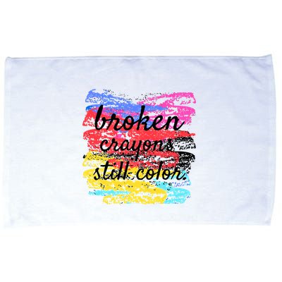 Broken Crayons Still Color Microfiber Hand Towel
