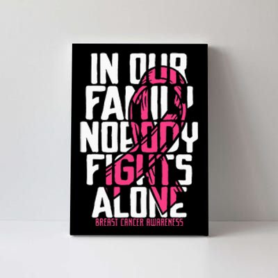 Breast Cancer Support Pink Family Breast Cancer Awareness Canvas