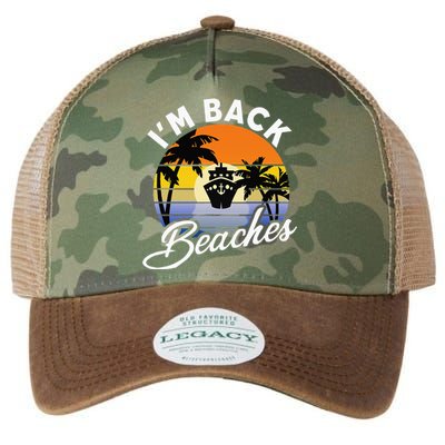 Beaches Cruise Ship Cruising Returns I'm Back Legacy Tie Dye Trucker Hat