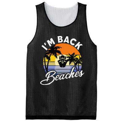 Beaches Cruise Ship Cruising Returns I'm Back Mesh Reversible Basketball Jersey Tank