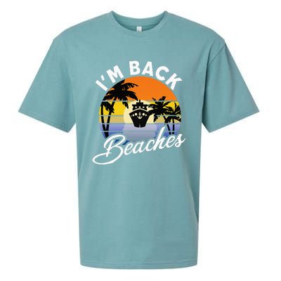 Beaches Cruise Ship Cruising Returns I'm Back Sueded Cloud Jersey T-Shirt