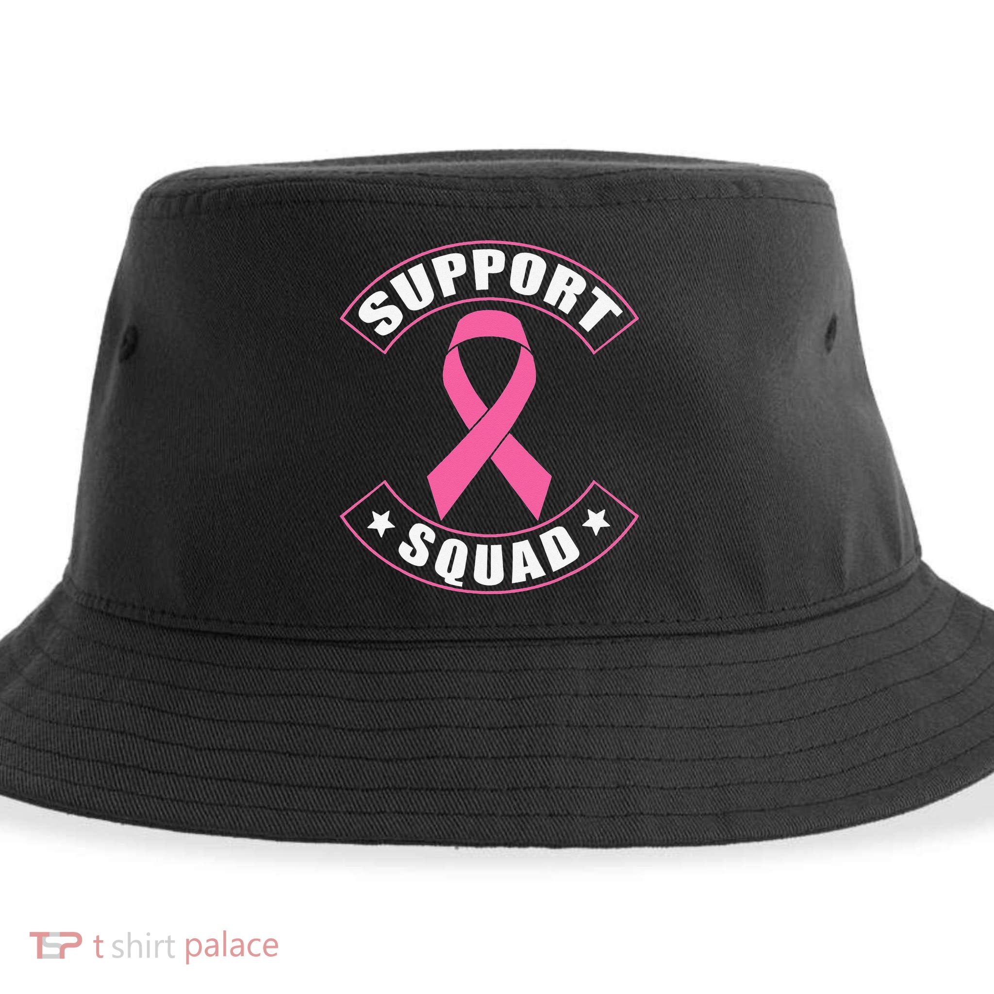 Breast Cancer Support Squad Sustainable Bucket Hat