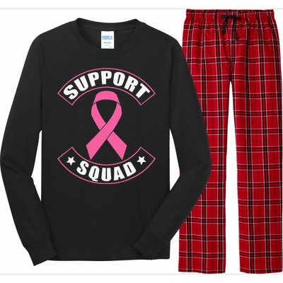 Breast Cancer Support Squad Long Sleeve Pajama Set