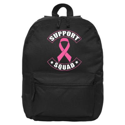 Breast Cancer Support Squad 16 in Basic Backpack
