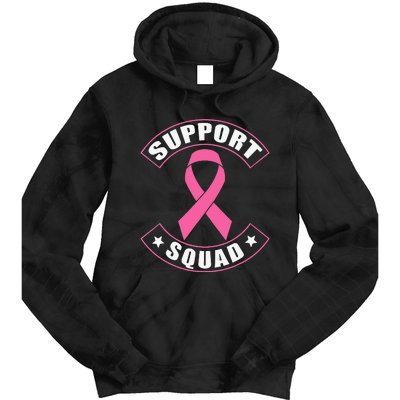 Breast Cancer Support Squad Tie Dye Hoodie