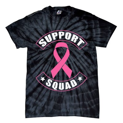 Breast Cancer Support Squad Tie-Dye T-Shirt