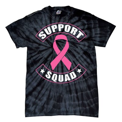 Breast Cancer Support Squad Tie-Dye T-Shirt