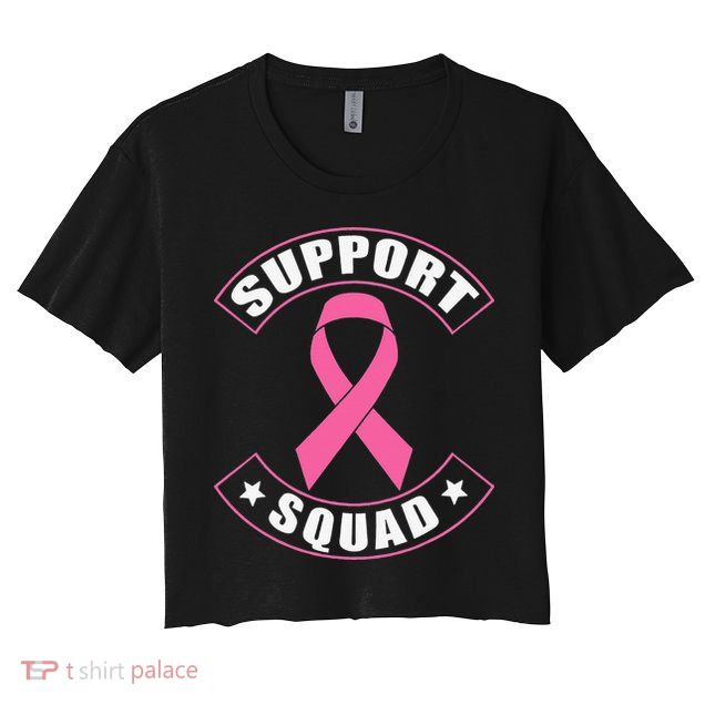Breast Cancer Support Squad Crop Top