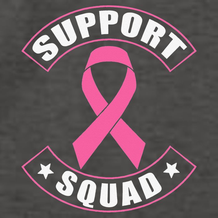 Breast Cancer Support Squad Vector Backpack