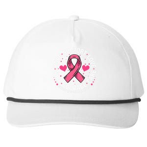 Breast Cancer Support Pink Ribbon Breast Cancer Awareness Snapback Five-Panel Rope Hat